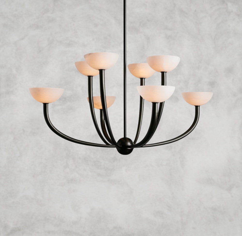 Saguaro Alabaster Chandelier 22", 42"